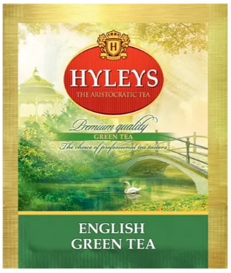 Чай зелений Hyleys English Green 300 г (125 шт. x 2 г)